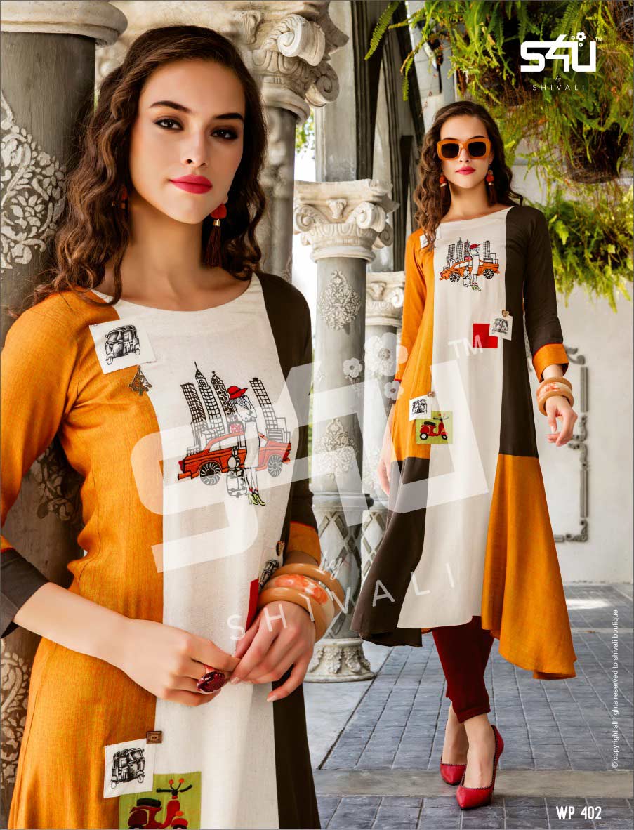 S4u Weekend Passion Vol 4 Midi Gown Style Kurti Collection S4u Weekend Passion Vol 4 Midi Gown Style Kurti Collection